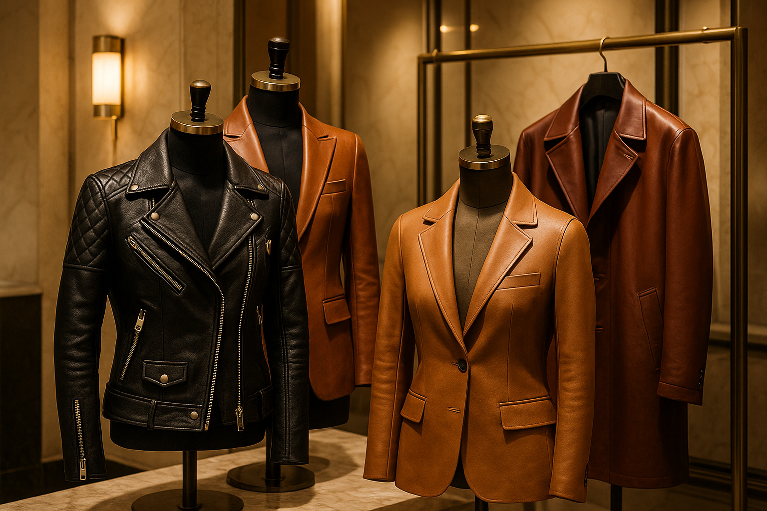 Luxury Brand Leather Jacket Design Trends